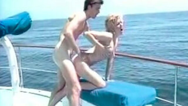 Incredibly exciting retro porn video filmed on a luxury yacht