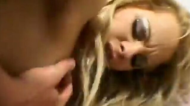 Raunchy blonde bitch is butt fucked brutally doggystyle