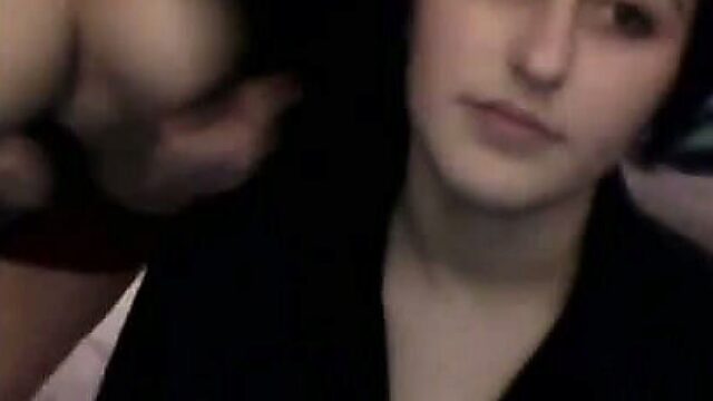 Horny amateur lesbians show sexy bodies on webcam