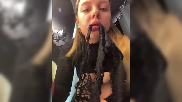 Stacked Ukrainian teen shows off her curves and pussy in fitting room