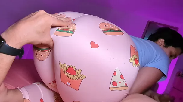 Teen stepsis let him smash her pussy but asked not to cum inside POV